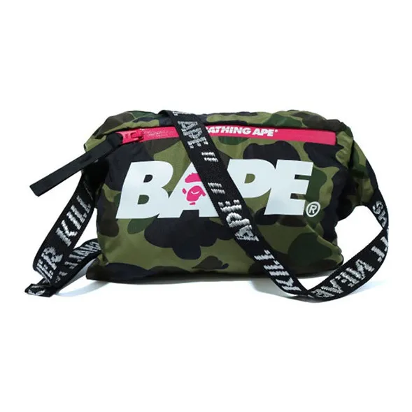 Bape Color Block Pocketable Nylon Windbreaker-4