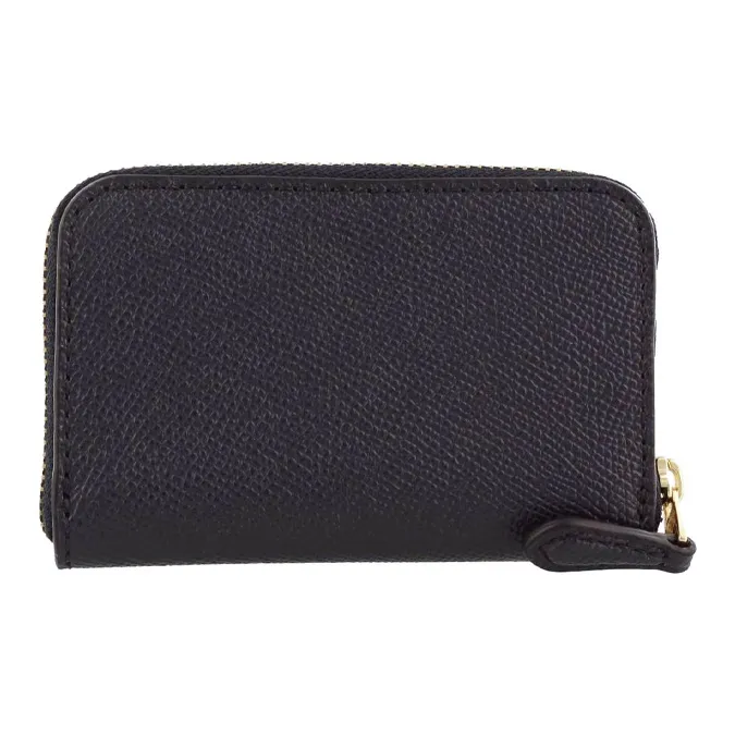 COACH Leather Coin Purses Wallets Women's Navy Blue-2