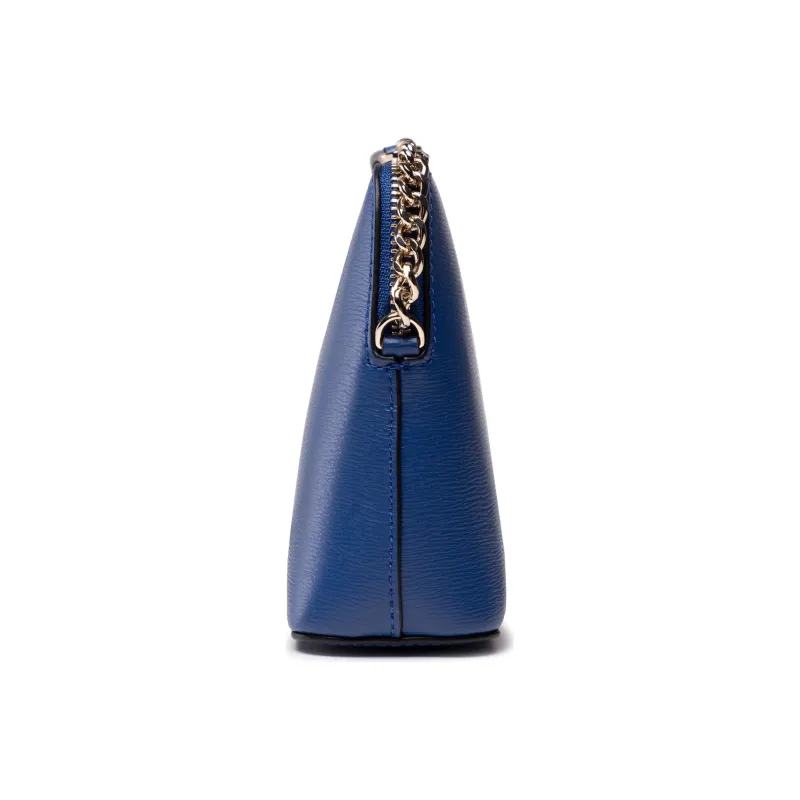 DKNY Leather Shoulder Bag Women's Blue-2