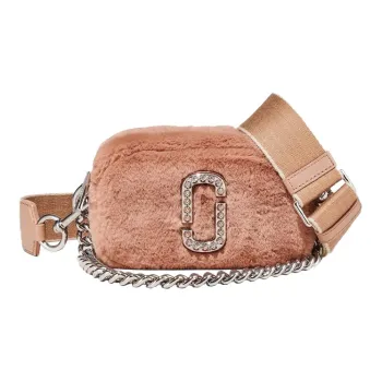 MARC JACOBS Snapshot Fleece Chain Bag, Camera Bag, Handbag, Shoulder Bag, Crossbody Bag Women's Pink