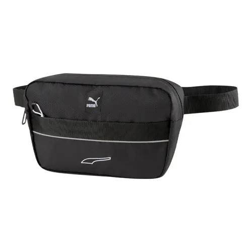 PUMA Fabric Shoulder Bag Crossbody Bag Fanny Pack Regular Unisex Black