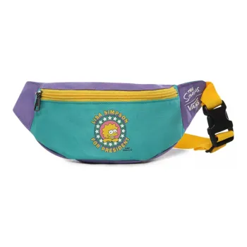 Vans The Simpsons, Collaboration Polyester Fanny Pack Regular Unisex Purple Green Multicolor