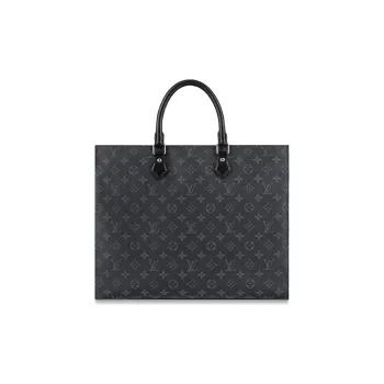 LOUIS VUITTON Canvas Bag, Handbag, Handbag Men's Black