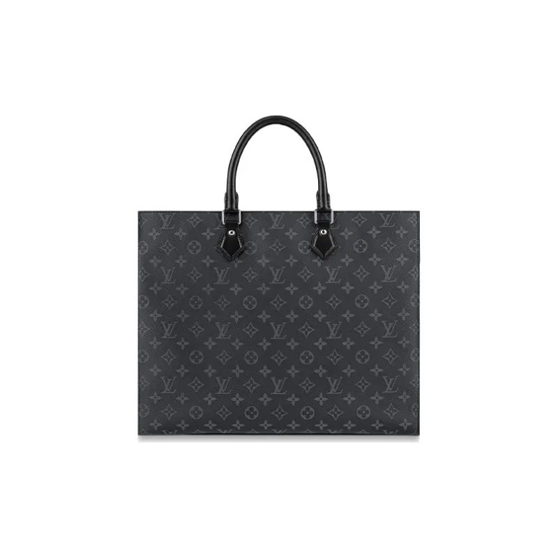 LOUIS VUITTON Canvas Bag, Handbag, Handbag Men's Black-0