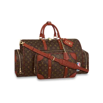 LOUIS VUITTON X Nba Legacy Keepall Trio Pocket Monogram Brown