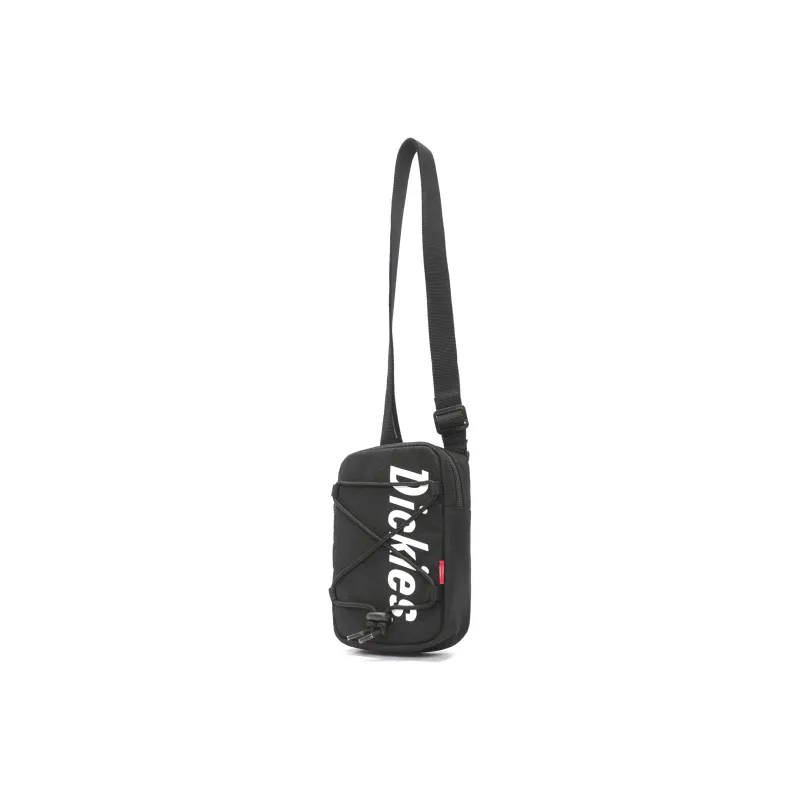 Dickies Polyester Lace Up Crossbody Bag Regular Unisex Black-1