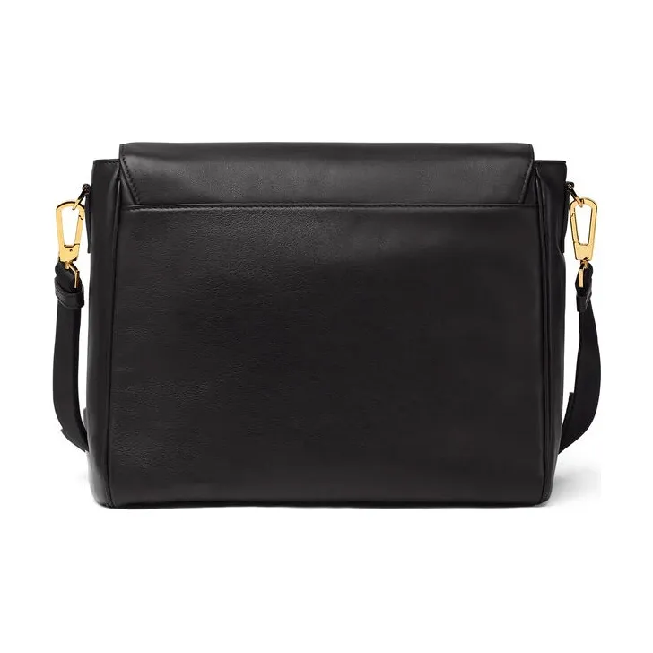 VERSACE La Medusa Cow Leather Messenger Bag Shoulder Bag Crossbody Bag Men's Black-2