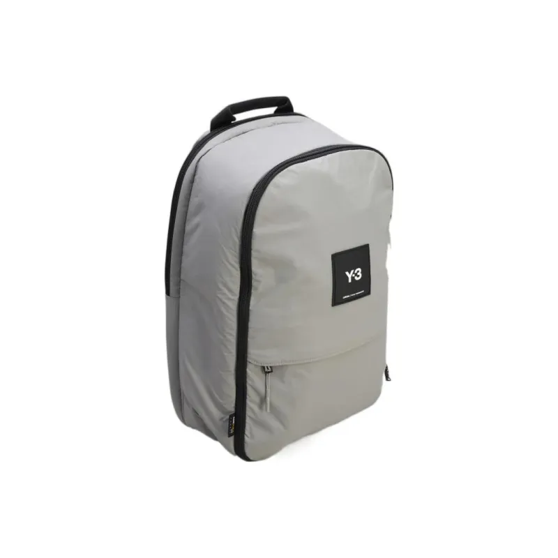 Y 3 Nylon Backpack Regular Unisex Gray-1