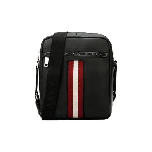 BALLY Cow Leather Crossbody Bag, Shoulder Bag Men's Black