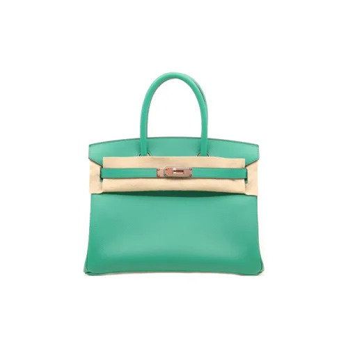 HERMES Birkin Epsom Leather Birkin Bag Handbags Women's Protea Green