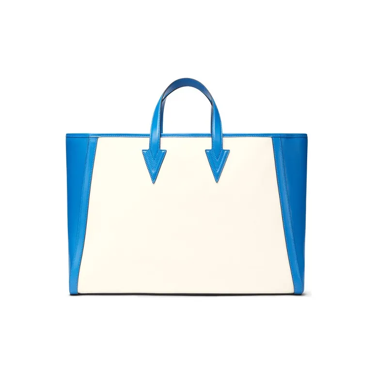 FANSIZHE Cotton Tote Bag, Shopping Bag, Shoulder Bag, Handbag Men's Blue, White, Multicolor-2