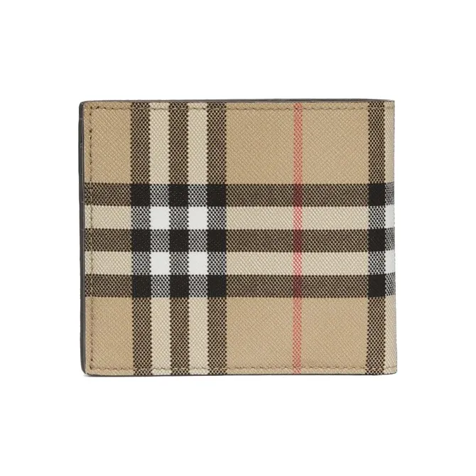 Burberry Cotton Wallet Unisex Light Umber-1