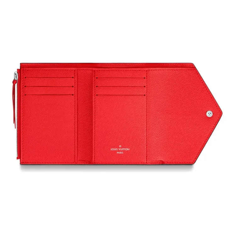 LOUIS VUITTON Victorine Wallet Lv Escale Rouge-3