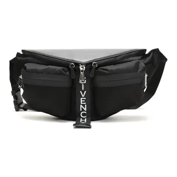 GIVENCHY Spectre Nylon Crossbody Bags Fanny Pack Sling Bags Men's Black
