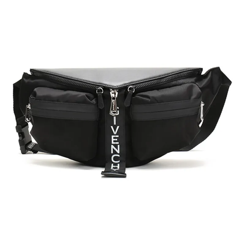 GIVENCHY Spectre Nylon Crossbody Bags Fanny Pack Sling Bags Men's Black-0