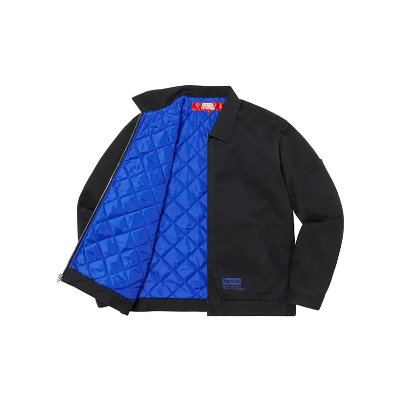 Supreme Junya Watanabe Cdg Man Printed Work Jacket-2