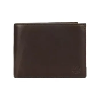 Timberland Leather Coin Pocket Wallets Men's Brown