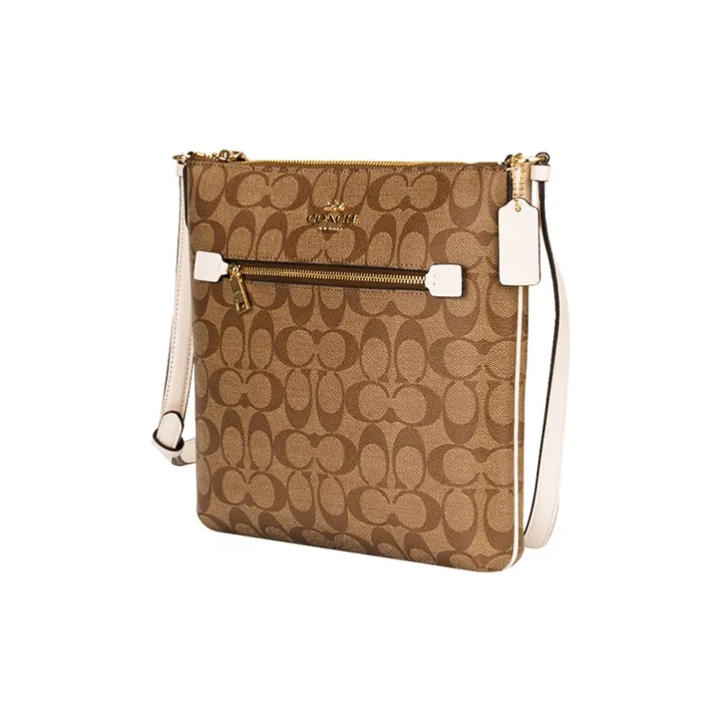 COACH Rowan PVC Shoulder Bag Medium Size Women's-1