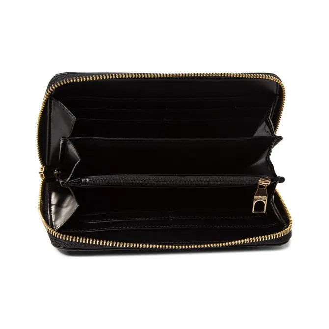 VERSACE JEANS COUTURE Leather Wallet Women's Black-2