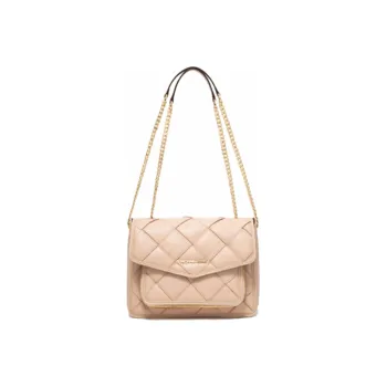 MICHAEL KORS Polyurethane Crossbody Bag, Shoulder Bag Large Size Women's Light Yellow