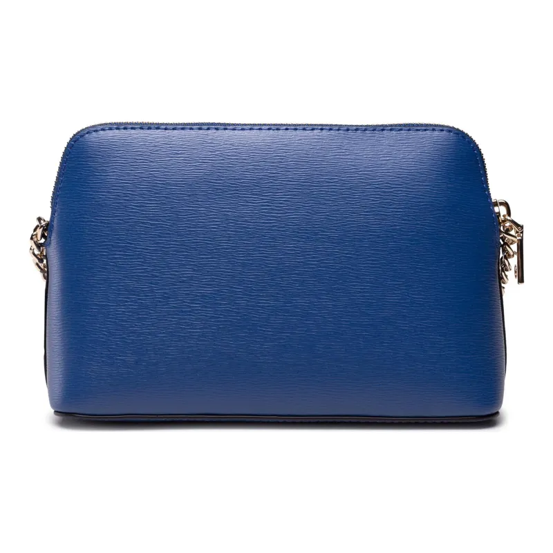 DKNY Leather Shoulder Bag Women's Blue-4