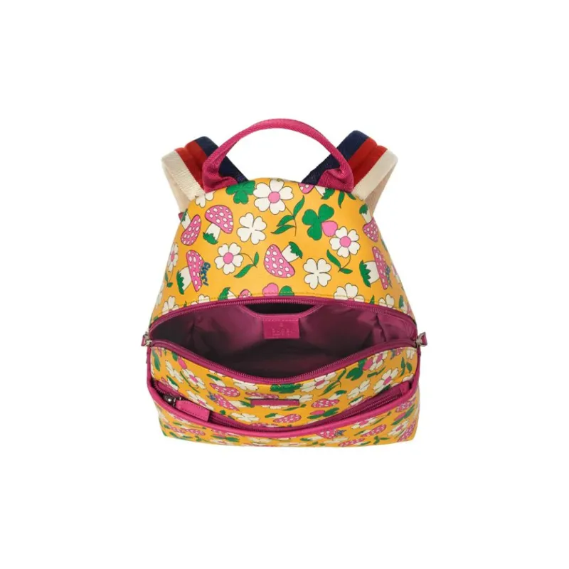 GUCCI Canvas With Leather Kids' Backpacks Kids' Yellow/Fuchsia-3