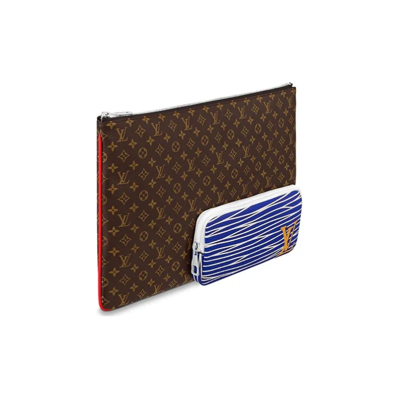 LOUIS VUITTON Pochette A4 Multipocket Monogram Patchwork Multicolor-1