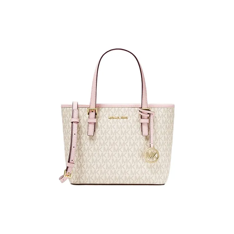 MICHAEL KORS Jet Set Travel Extra Small Logo Top Zip Tote Bag-0