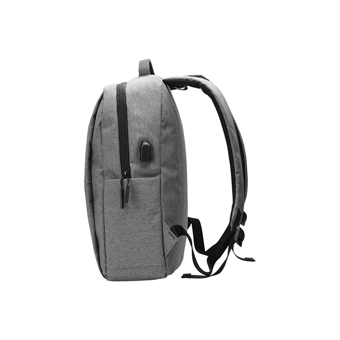 ROCKLAND Oxford Cotton Backpack Regular Unisex Black/Gray-5