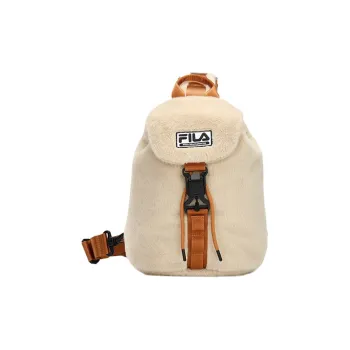 FILA FUSION White Mountaineering Collaboration Fabric Sling Bag Regular Women's Beige Brown