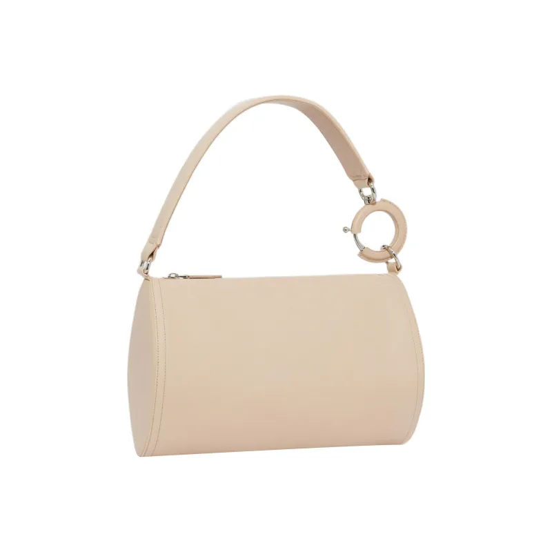 Burberry Cotton Shoulder Bag Handbag Shoulder Bag Small Size Women's Light Yellow Umber-1