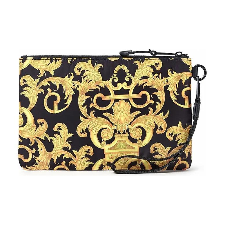 VERSACE JEANS COUTURE Polyamide Clutch Men's Black/Gold-1