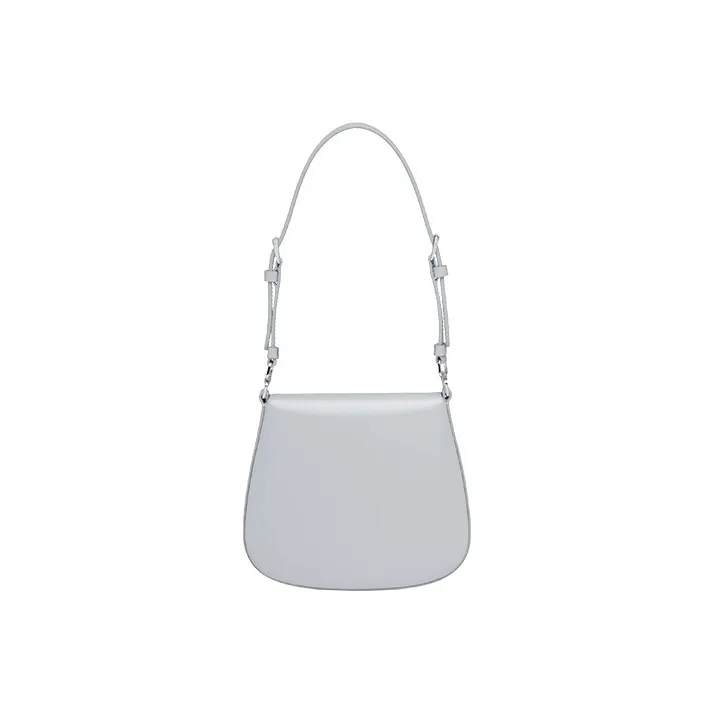 PRADA Cleo Shiny Leather Shoulder Bag Crossbody Bag Mini Women's Cornflower Blue-2