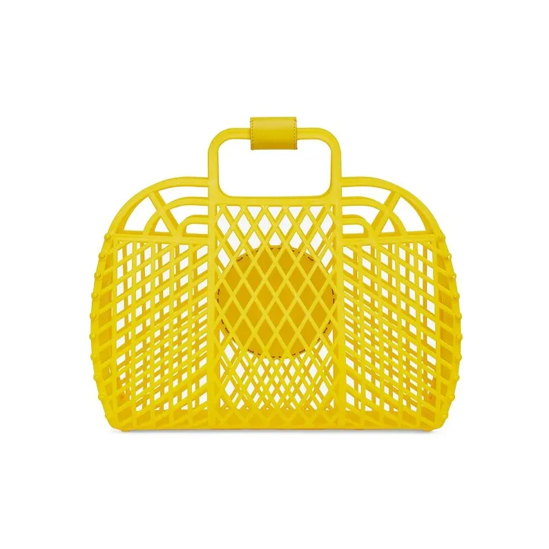FENDI Recycling Plastic Tote Medium Size Women's Yellow-2