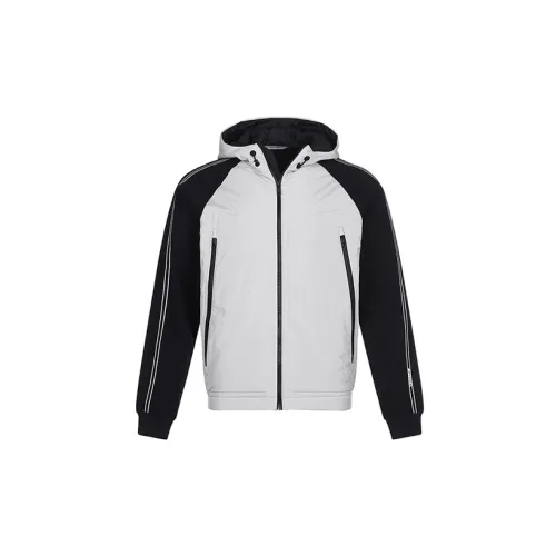 Zzegna Jackets Men Gray White