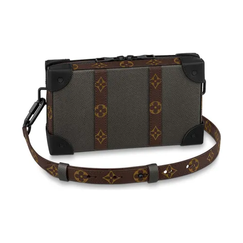 LOUIS VUITTON Soft Trunk Wallet Monogram Taiga Brown