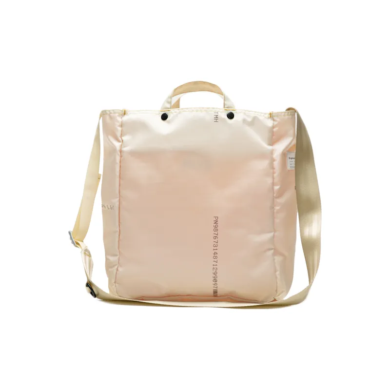 The MAD HATcher Polyamide Tote One Shoulder Handbag Unisex White-2