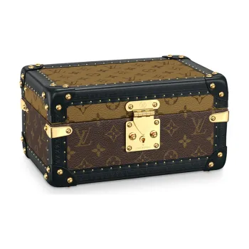 LOUIS VUITTON Pre Owned 2020 Monogram Coffret Tresor 24 Jewellery Box