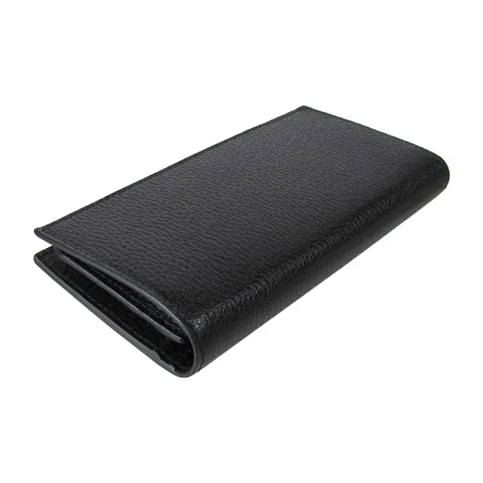 GUCCI GG Marmont Leather Long Double Fold Wallet Regular Men's Black-1