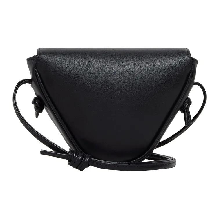 CELINE Leather Patchwork Cow Leather Handbag Coin Purse Shoulder Bag Crossbody Bag Mini Unisex Black-1