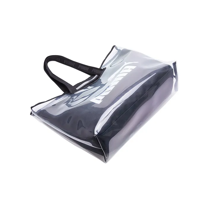 PUMA Fabric Combo Bag Tote Bag Shopping Bag Shoulder Bag Handbag Regular Unisex Pure Black-3