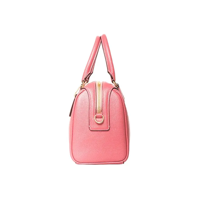 COACH Bennett Leather Crossbody Bag, Boston, One Shoulder Handbag Small Size Women's Cherry Blossom Pink Red-3
