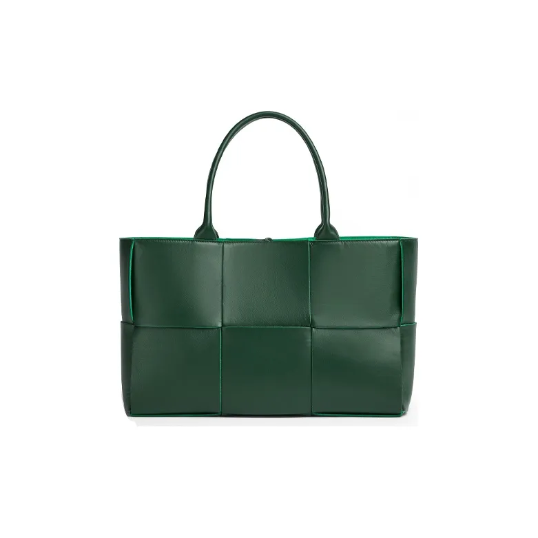 Bottega Veneta ARCO Lambskin Shoulder Bags Tote Bag Shopping Bag Handbag Women's Dark Green-0