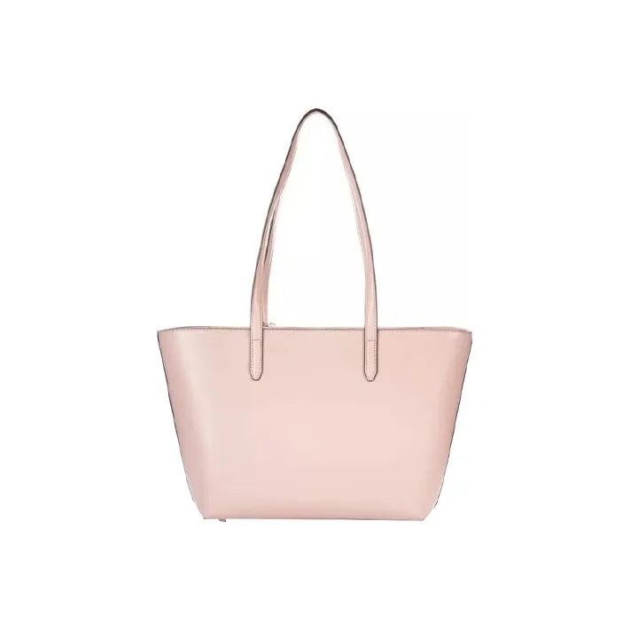 DKNY Saffiano Cow Leather Tote Bag Shopping Bag Handbag Women's Pink-1