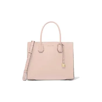 MICHAEL KORS Mercer Leather Trunk Bag Handbag Shoulder Bag Large Size Women's Cherry Blossom Pink