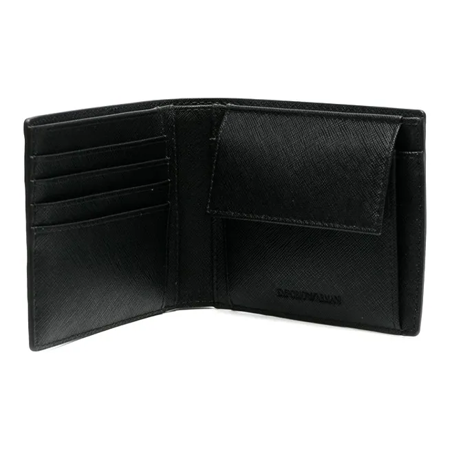 EMPORIO ARMANI Logo Embossed Bi-Fold Wallet-2