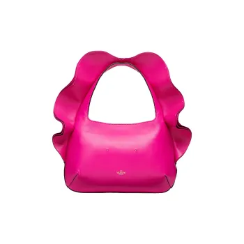 Valentino Atelier Sheepskin HOBO Bag Small Size Women's Pink