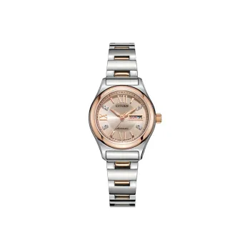 CITIZEN Automatic Mechanical Movement Stainless Steel Strap Watch Women's Watch Gold Dial