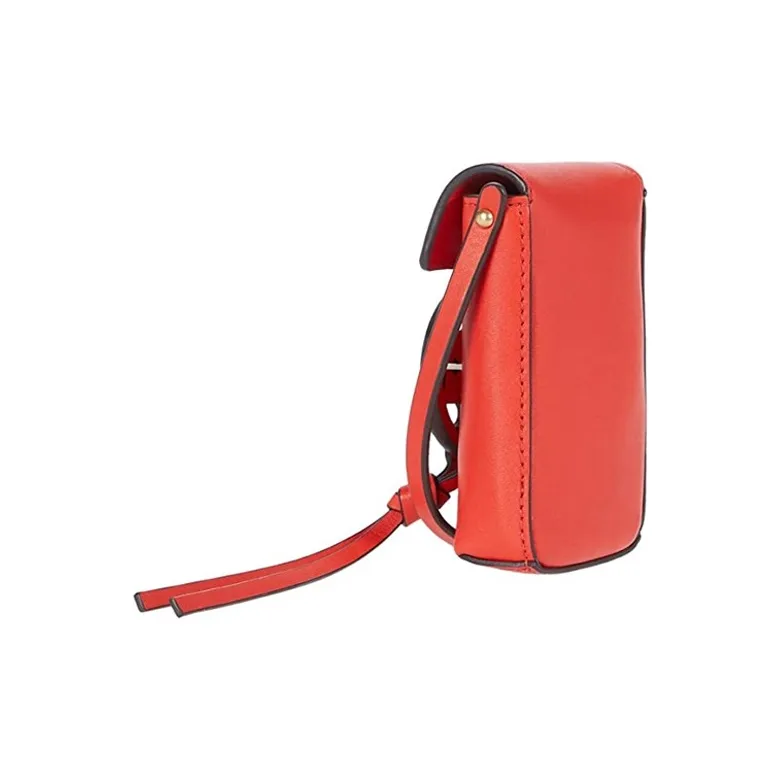 TORY BURCH Miller Leather Crossbody Bag Women's Red-1