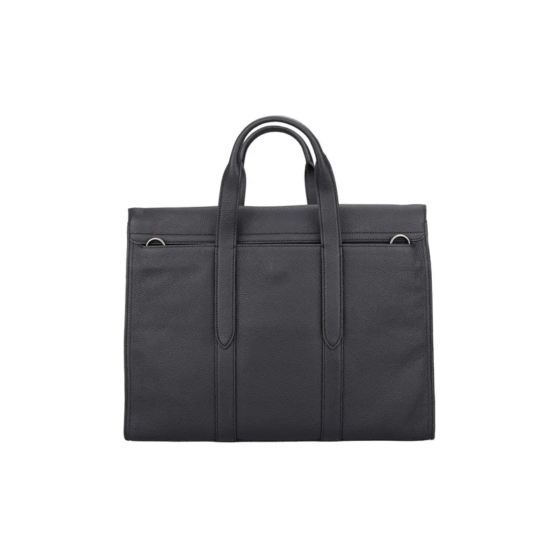 COACH Metropolitan Pebbled Leather Laptop Bags Briefcase Shoulder Bag Crossbody Bag Handbag Large Size Men's Black-1